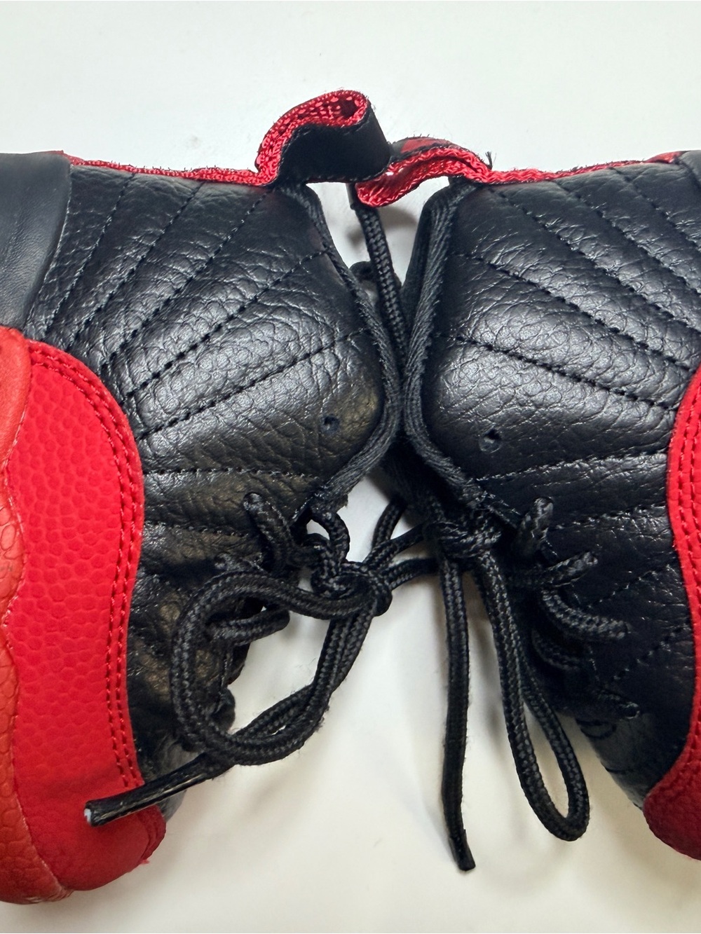 Jordan Kids Black and Red High-Top Sneakers size 4c